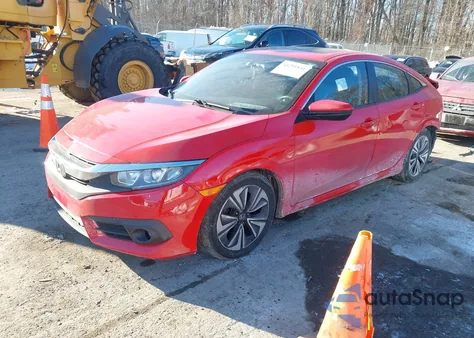2016 Honda Civic Ex-L z USA, uszkodzony, nr VIN 2HGFC1F75GH632656